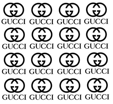 gucci decal print out